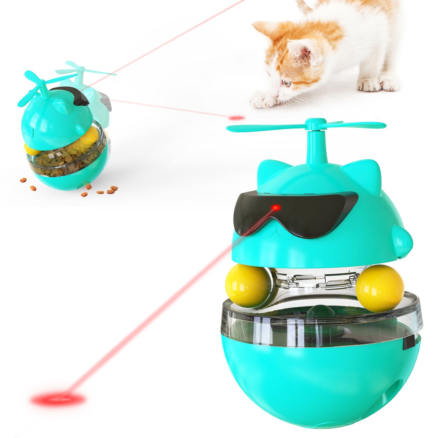 SMART KITTY TECH - Laser Tumbler & Snack Dropper